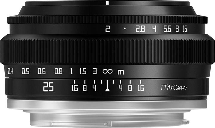Actual product image TTArtisan 25mm f/2 Sony E (Sony E, APS-C / DX)