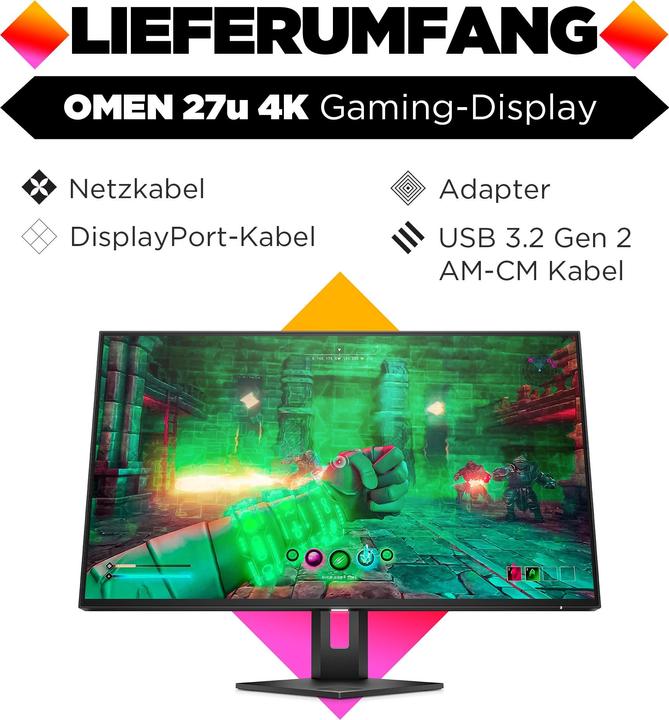 Immagine prodotto HP Omen 27u (3840 x 2160 pixel, 27")