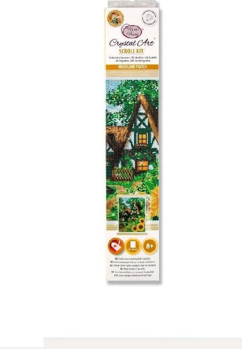 Produktbild Craft Buddy Crystal Art Bild "Woodland" 35x45 cm Scroll