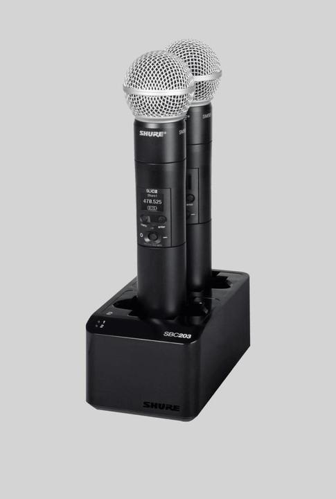Image du produit Shure SBC203-PS SLX-D dubbele acculader