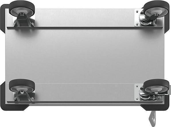 Actual product image eurokraft pro Stainless steel platform truck (350 kg)