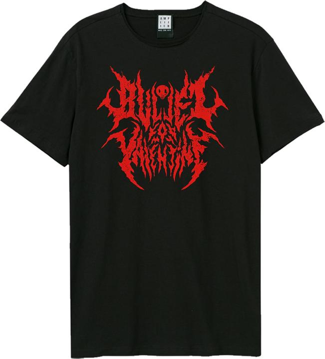 Immagine prodotto Amplified Black Metal Font Maglietta Bullet For My Valentine Adulto Unisex (S)