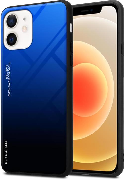 Actual product image Cadorabo TPU 2 colors glass cover (Apple iPhone 12 mini)