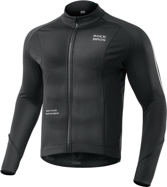 Produktbild Rockbros cycling jersey 15400002003 long sleeve fall/winter L - black (L)