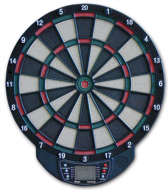 Productafbeelding Equinox Elektronisch dartbord - 20 spellen - Vega