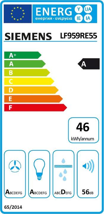 Energie-Label Siemens LF959RE55 (Deckenlüfter)