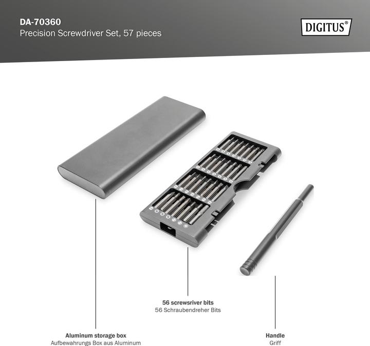 Produktbild Digitus Feinmechaniker Schraubendreher Set