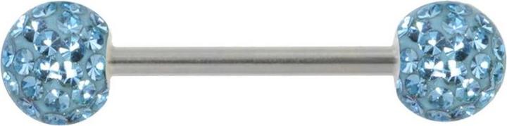 Bijouteria Brustpiercing (Epoxiharz, Kristall, Chirurgenstahl 316L)