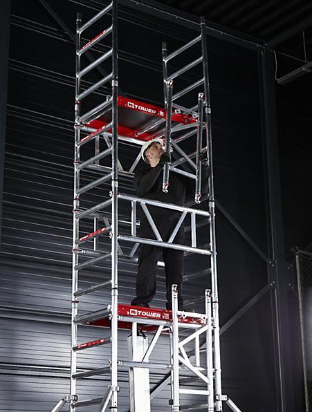 Immagine prodotto Altrex Torre mobile da ponteggio a montaggio rapido MiTOWER (Scaletta multiuso, 120 cm)