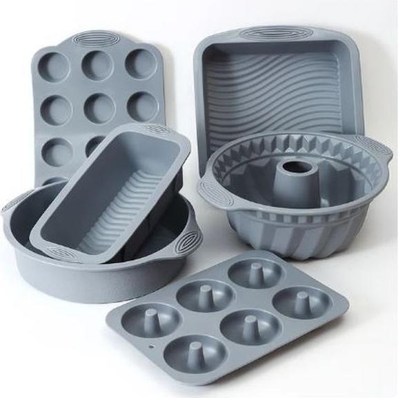 Actual product image MU Classic Silicone baking mould set (6 pieces)