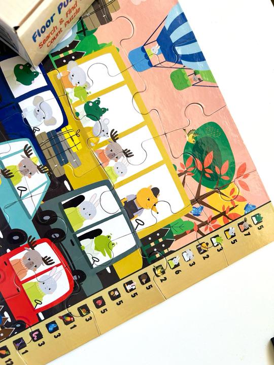 Immagine prodotto DoerKids Cerca Trova e conta il puzzle del parcheggio (35 pezzi)