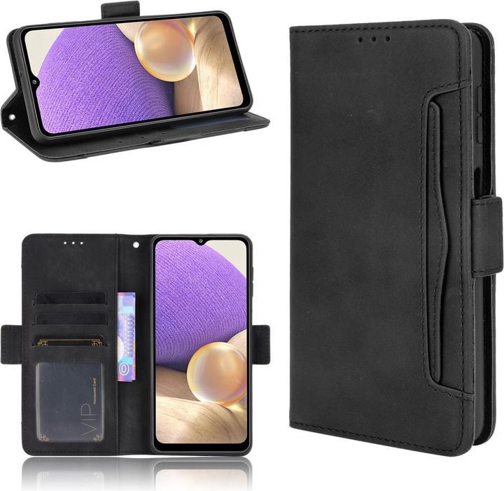 Actual product image Cover-Discount Galaxy A32 5G - Case with many card slots black (Samsung Galaxy A32 5G)