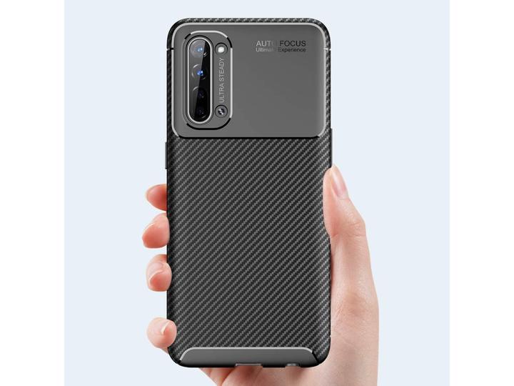 Immagine prodotto Screenguard Custodia Oppo Find X2 Lite Cover Carbon Design TPU (Oppo Find X2 Lite)