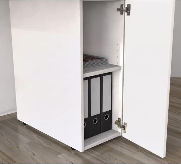 Produktbild Kerkmann Unterschrank für Empfangstheke weiss/weiss