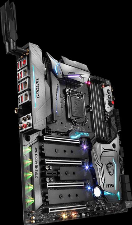 Image du produit MSI Z370 Godlike Gaming (LGA 1151, Intel Z370, E-ATX)