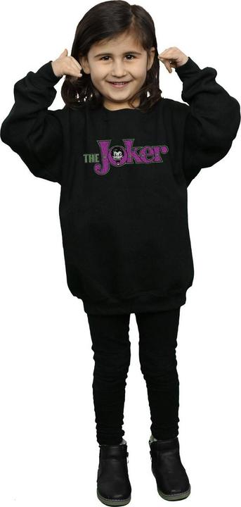 Immagine prodotto The Joker Crackle Logo Felpa Ragazze (140, 146)