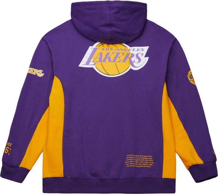 Produktbild Mitchell & Ness Fleece Hoody ORIGINS Los Angeles Lakers - L (L)