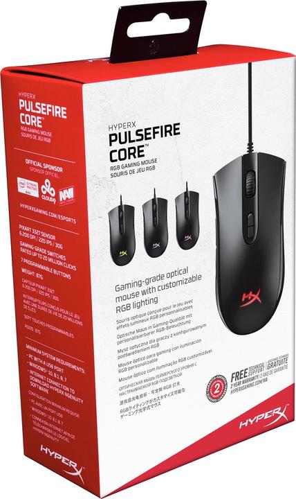 Produktbild HyperX Pulsefire Core (Kabelgebunden)