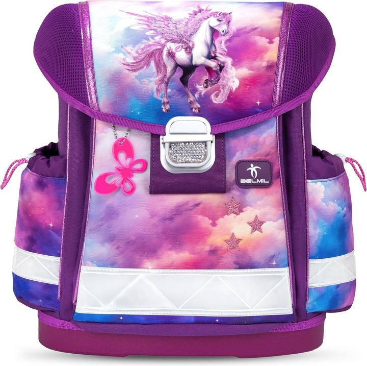 Produktbild Belmil CLASSY Schulrucksack-Set Pegasus (19 l)