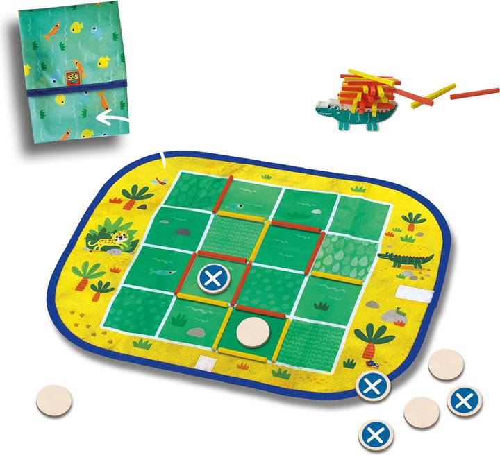 Image du produit Ses Jeux de voyage Wrap and Go, 3in1 (Anglais, Français, Néerlandais, Allemand)