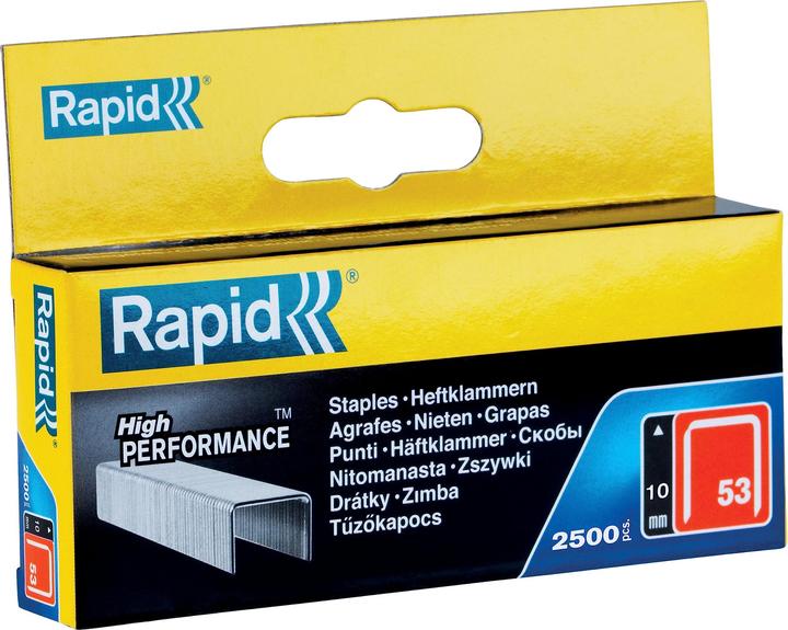 Image du produit Rapid Type 53 Pince à fil fin 10 mm (2500 x)