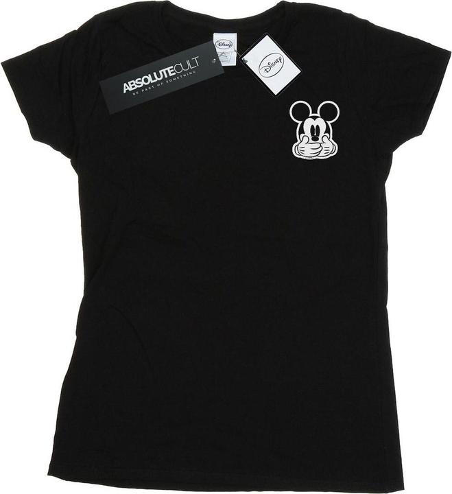 Immagine prodotto Disney Mickey Mouse Dont Speak Breast Print Maglietta Donna (M)