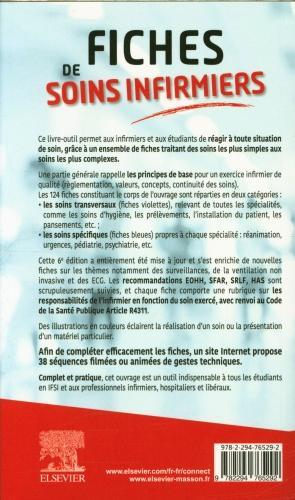 Immagine prodotto Fiches de soins infirmiers (Francese, Hallouët Pascal, Malaquin-Pavan E., Eggers J., 2020)