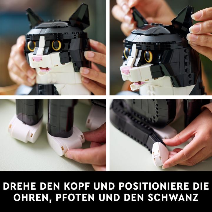 Produktbild LEGO Schwarz-weisse Katze (21349, LEGO Seltene Sets, LEGO Ideas)