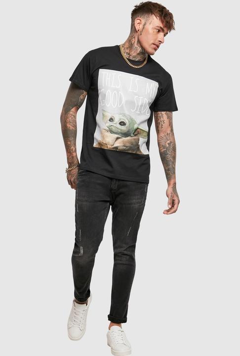 Actual product image Mister Tee Baby Yoda Good Side Tee (M)