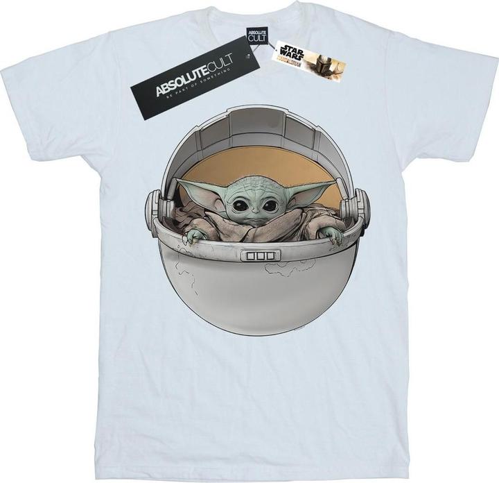 Immagine prodotto Star Wars The Mandalorian The Child Basket Maglietta Uomo (5XL)