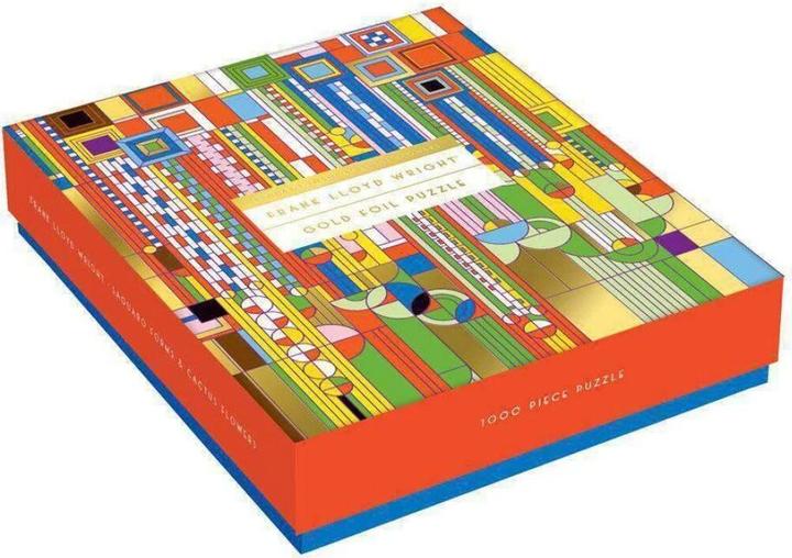 Image du produit Abrams & Chronicle 53527 - Frank Lloyd Wright Saguaro Cactus And Form - Puzzle doré à la feuille d'or, 1000 Te (1000 pièces)