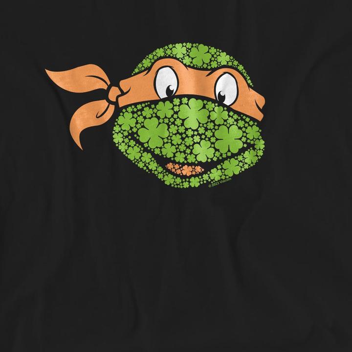 Immagine prodotto Teenage Mutant NT Maglietta Giorno di San Patrizio Michelangelo Trifoglio Adulto Unisex (L)