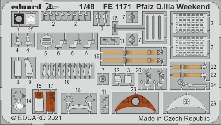 Actual product image Eduard Palatinate D.IIIa Weekend 1/48 for