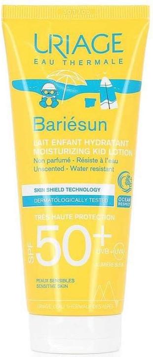Actual product image Uriage Bariésun Moisturizing Kid Lotion (Suntan lotion, SPF 50, 100 ml, 500 g)
