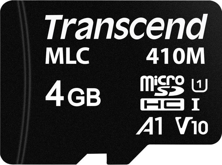 Transcend 410M Flash-Speicherkarte (4 GB, microSD, U1, UHS-I)