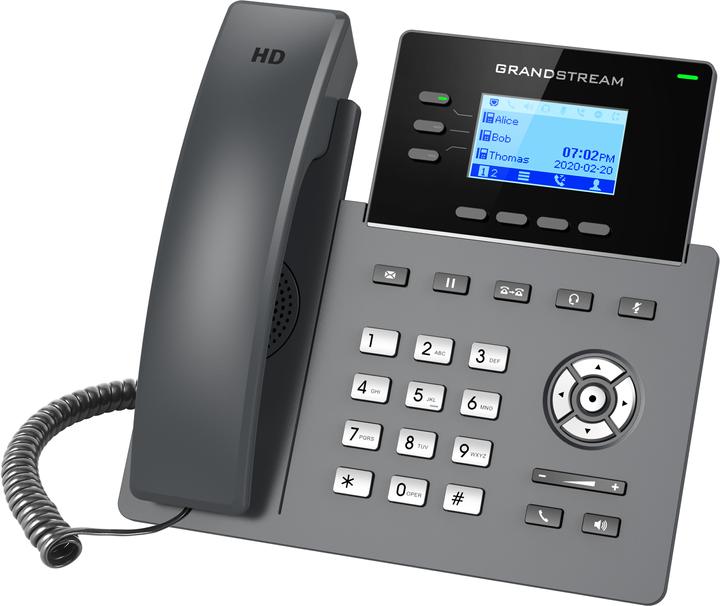 Actual product image Grandstream SIP GRP-2603P Carrier-Grade IP Phone with PoE - VoIP Phone - Switch