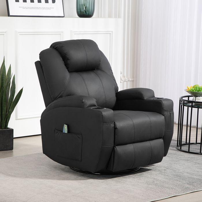 Immagine prodotto Swisshandel24 Poltrona relax funzione massaggio funzione reclinazione elettrica, funzione dondolo, sistema di