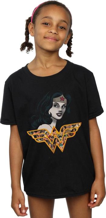 Produktbild Wonder Woman Retro Collage TShirt Mädchen (140, 146)