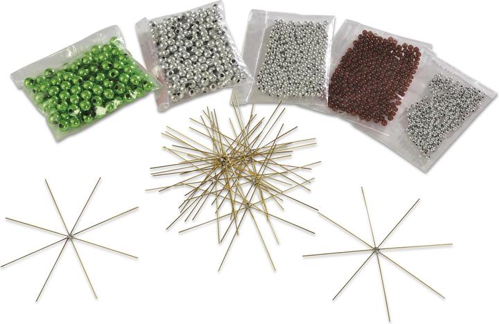 Immagine prodotto Betzold Set di stelle di filo, argento-marrone-verde