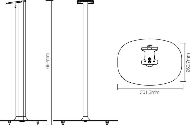 Immagine prodotto Flexson Supporto Sonos Era 300 (1 pz., Cavalletto, Non mobile)