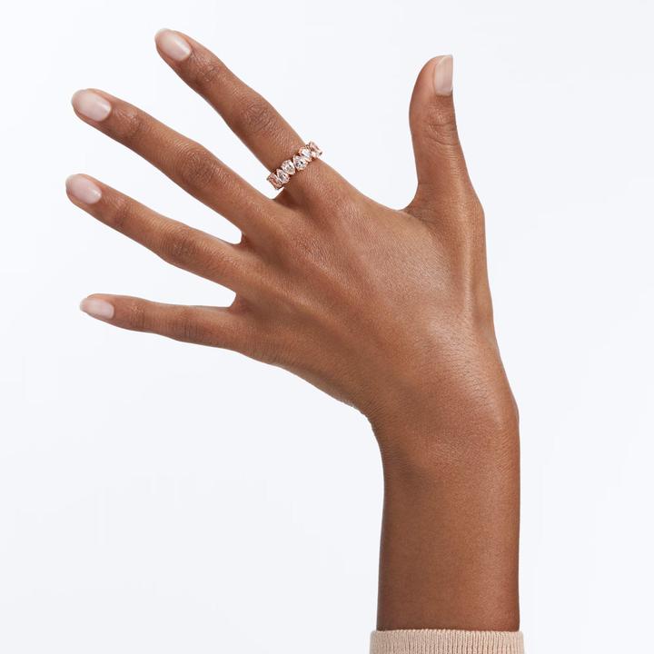 Produktbild Swarovski Matrix Vittore Ring Tropfenschliff Weiss Roségold (58)