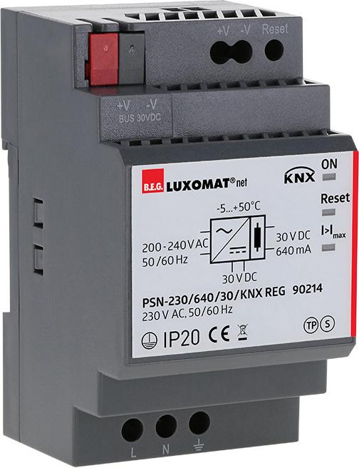 Produktbild BEG PSN-230/640/30/KNX REG Netzteil