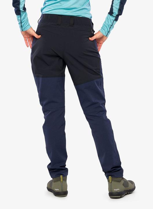 Actual product image Haglöfs Mid Slim Pant Women Tarn blue/true black (XL)