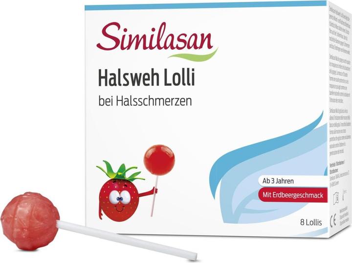Produktbild Similasan Halsweh Lolli 8 Stk (8 Stück)