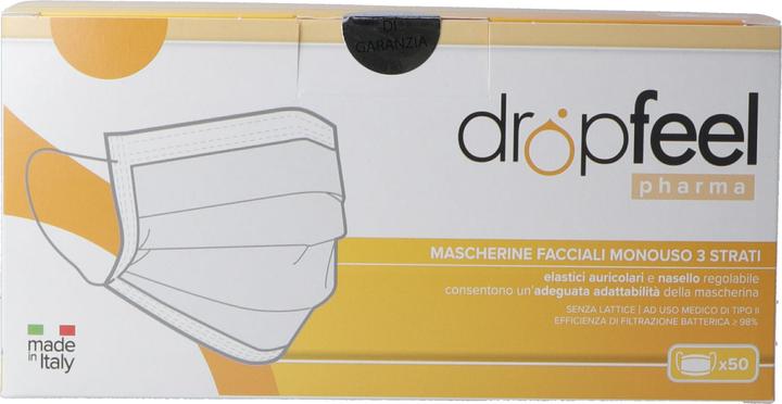 Produktbild Dropfeel Medizinische Einweg-Gesichtsmaske (Typ II, 50 x)