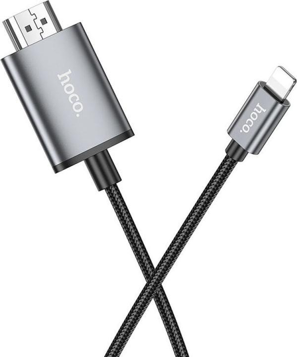 Immagine prodotto Hoco Lightning to HDMI Video Kabel UA27, 2m, Grau