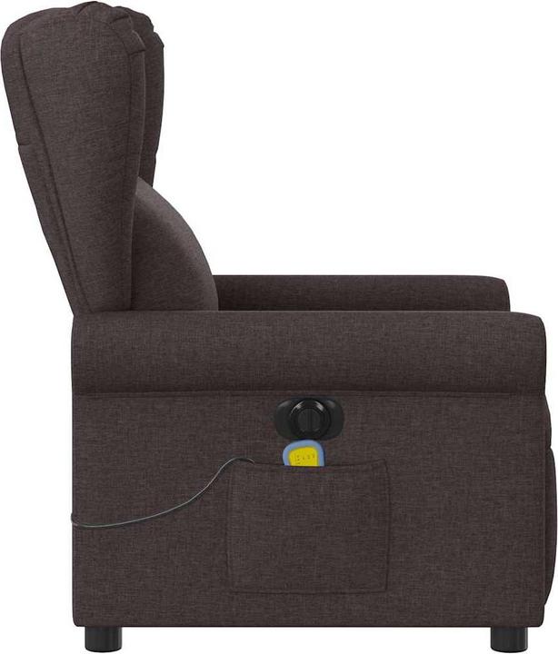Produktbild VidaXL Massagesessel Elektrisch Dunkelbraun Stoff