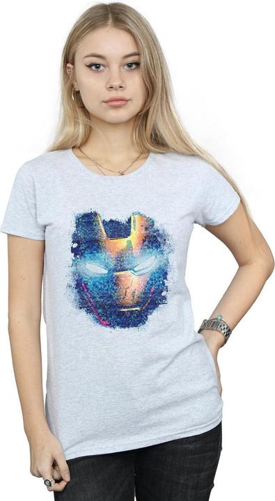 Immagine prodotto Iron Man Distressed Head Maglietta Donna (L)