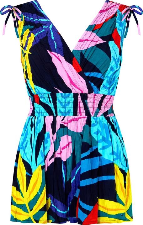 Joe Browns Tropical Print V-Neck Tie Shoulder Top