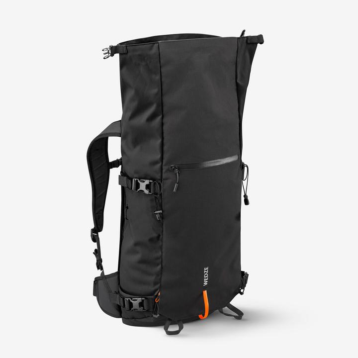 Actual product image Wedze Roll Top Strong Freeride 30 L Ski/Snowboard Backpack - Black (30 l)